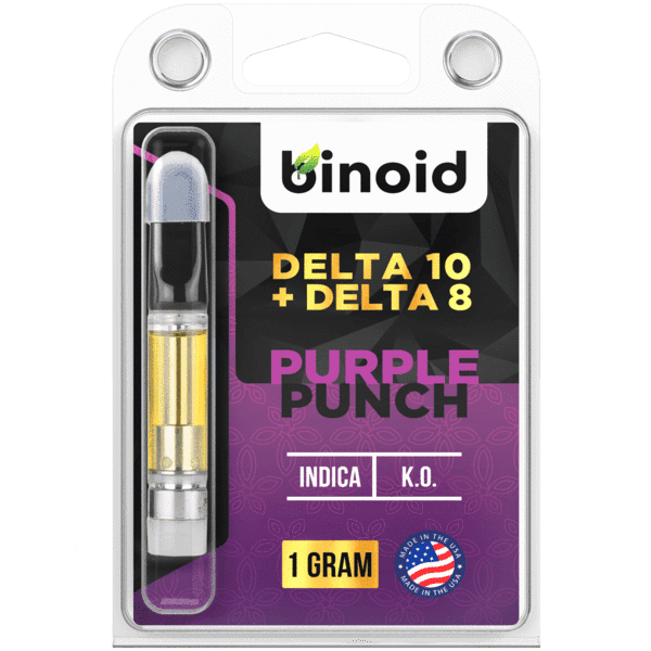 Binoid Delta 10 THC Vape Cartridge – Purple Punch