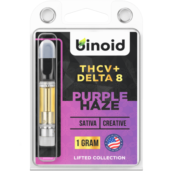 THCV + Delta 8 THC Vape Cartridge Purple Haze