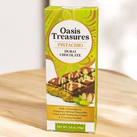 Oasis Treasures Dubai Chocolate Bar