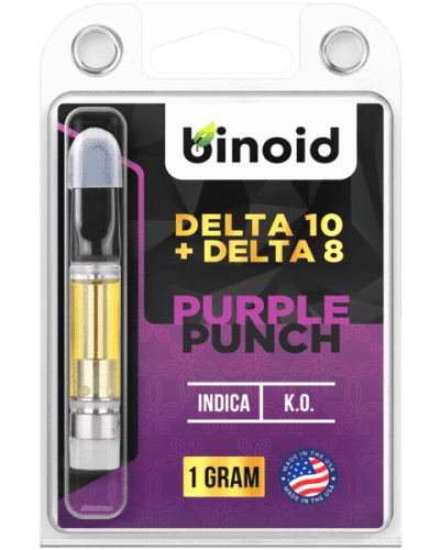 Binoid Delta 10 THC Vape Cartridge – Purple Punch