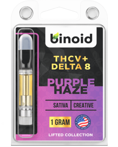 THCV + Delta 8 THC Vape Cartridge Purple Haze