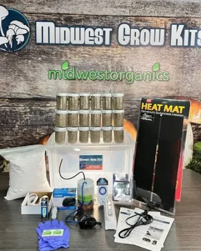 Midwest Grow Kits Mega Mushroom Growing & Incubator Kit, M01