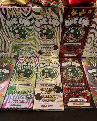 1 UP Magic Mushroom Chocolate Bars